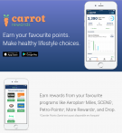 装Carrot Rewards App 将用户走路步数转化积分
