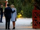 法国总统马克龙夫妇在海燕别墅等候习近平夫妇