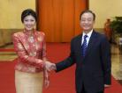 泰国总理英拉 温家宝