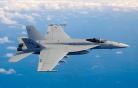 美军F/A-18型战斗机空袭伊拉克北部