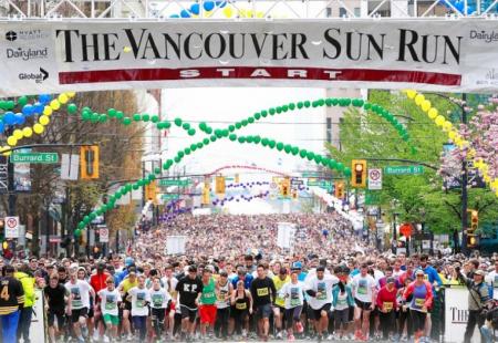 年度「温哥华太阳长跑」Vancouver Sun Run