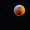 温哥华的「超级血狼月」美丽耀眼